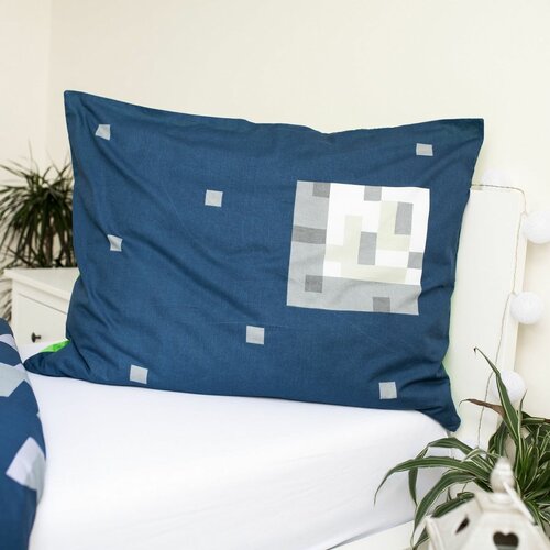 Minecraft Sssleep Tight pamut ágyneműhuzat, 140 x 200 cm, 70 x 90 cm