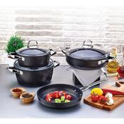 4Home 7-delni set posode z neprilagodljivopovršino Titanium