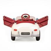 Baby Mix Detské elektrické autíčko Retro Pearl, biela