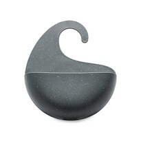 Koziol Підвісний органайзер для ванної кімнати Surf M Organic сірий, 6,5 x 21,6 x 25,3 см