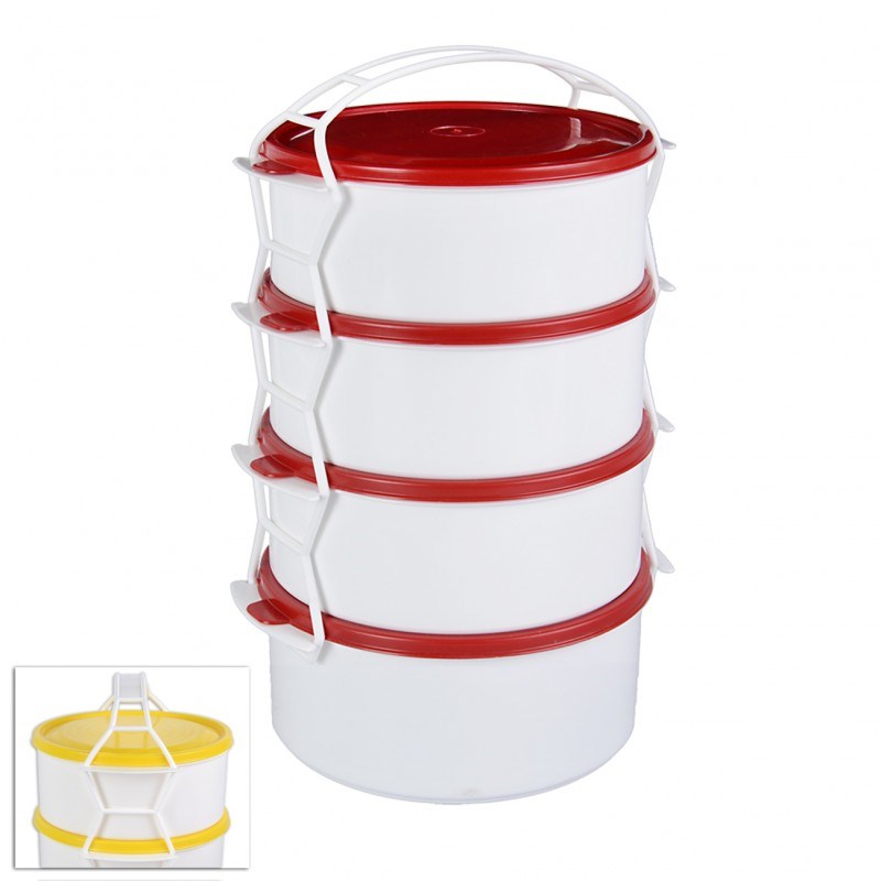 STAR Plastový obedár 4x1,2 l,