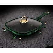 Berlinger Haus Grilovací pánev s poklicí a titanovým povrchem Emerald Collection, 28 cm