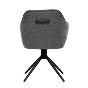 Set de scaune de sufragerie cu mecanism deîntoarcere HC-536 GREY2, 2 buc.