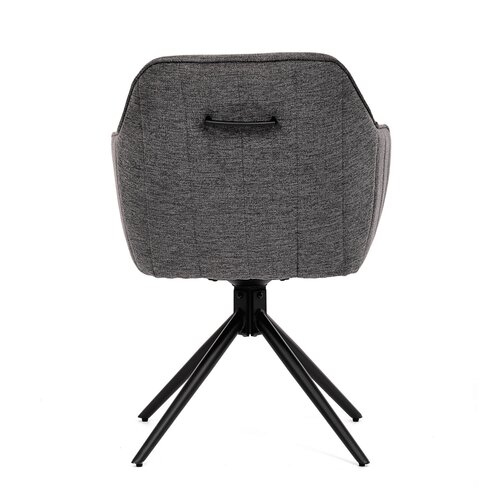 Zestaw krzeseł obiadowych z mechanizmem powrotnymHC-536 GREY2, 2 szt.