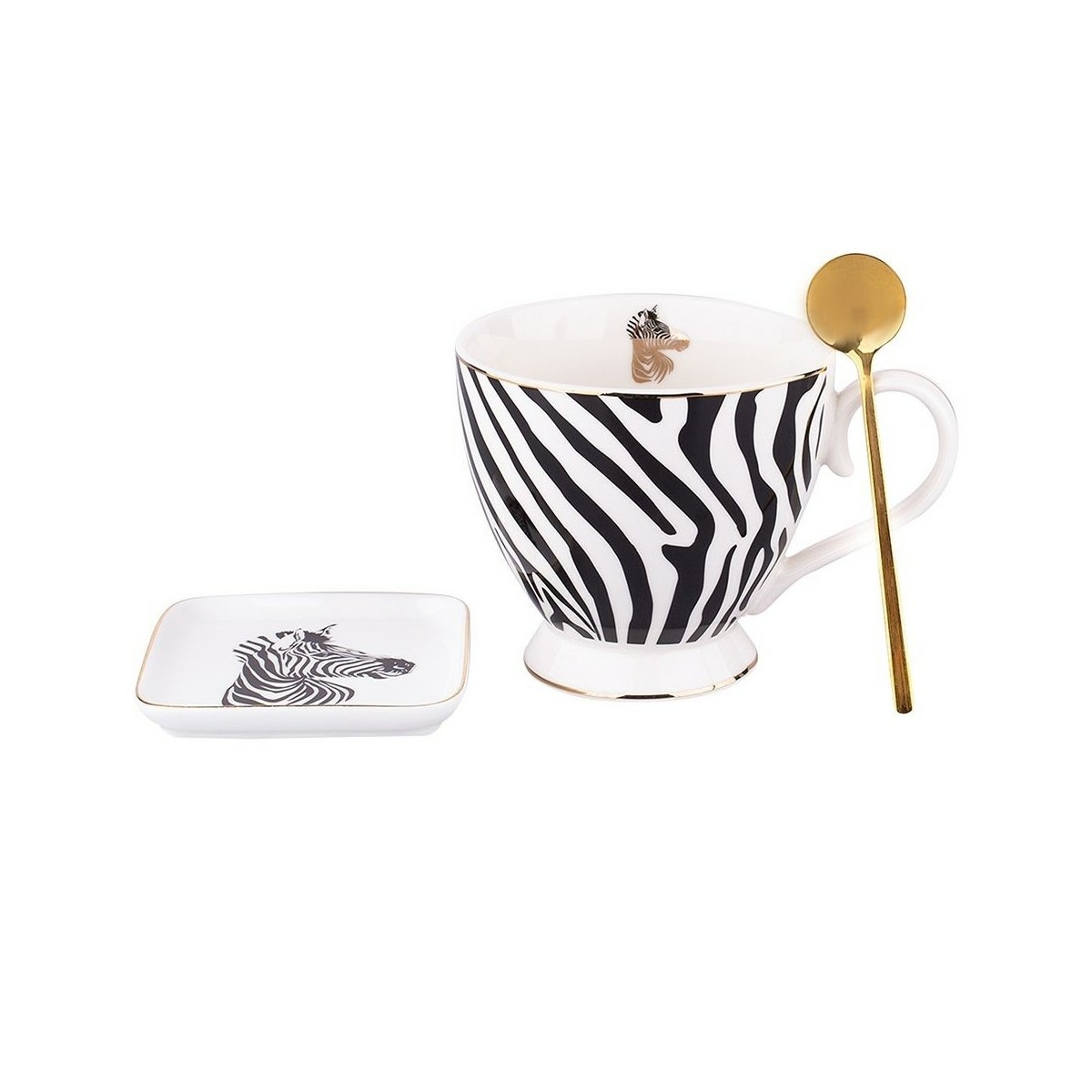 Obrázok Altom Porcelánová jumbo sada 430 ml, Zebra