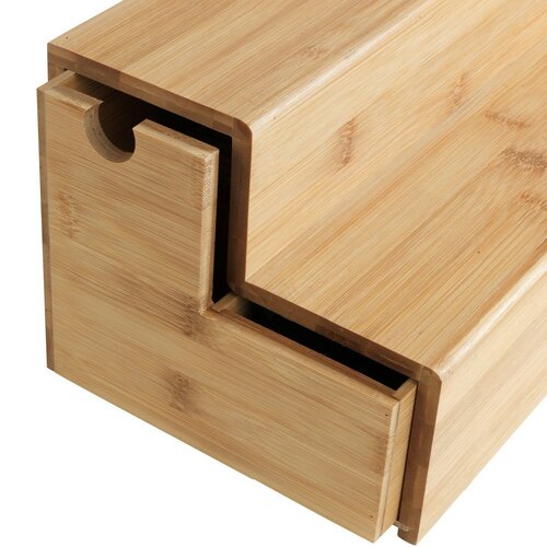 Wenko Bambusowy organizer do kawy i herbaty 15 x 33 x 17,5 cm