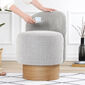 Barren Pouf Grey Stool