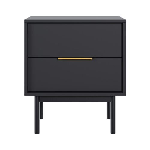 Noční stolek VIVALA, černá