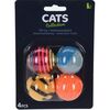 Sada míčků pro kočky Catballs 4 ks, pr. 3,5 cm