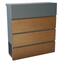 Briefkasten 370 x 410 x 130 mm, Holzdekor
