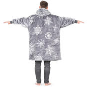 4Home Sweatshirt Lammfelloptik Mikroplüsch Silent Snowfall, Uni L – für Herren