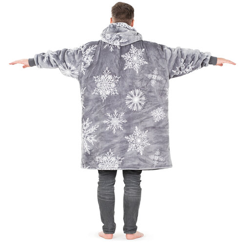 4Home Bluza z barankiem mikroplusz Silent Snowfall, uni L – męska