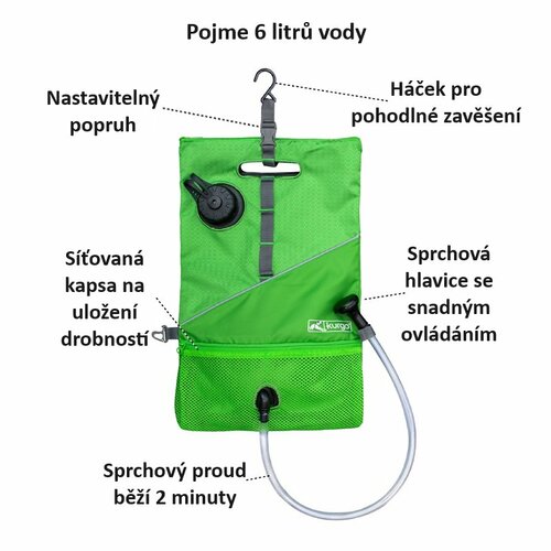 Kurgo® Go Shower prenosná sprcha pre psov