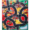 Detská hracia podložka s autíčkami Fire city, 70 x 80 cm