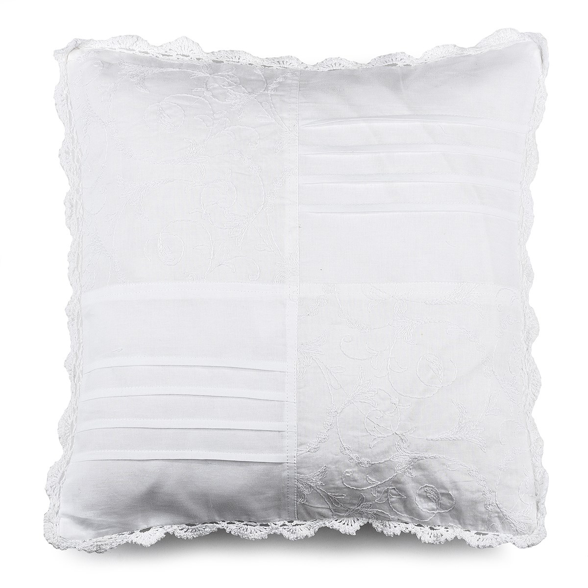 BO-MA Povlak na vankúšik plátený STP biela, 40 x 40 cm,