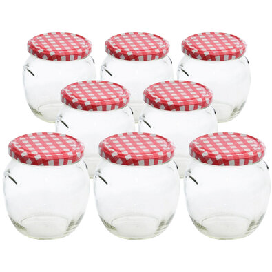 Orion Набір скляних банок для консервування з кришкою Karo 0,5 л, 8 шт.