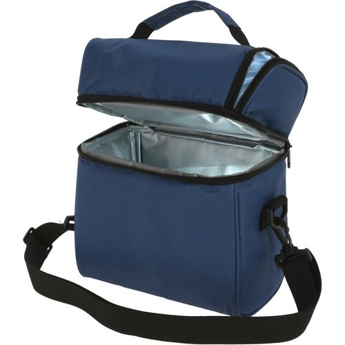 Redcliffs Chladiaca taška s 2 obedovými boxmi a nehrdz. fľašou, modrá