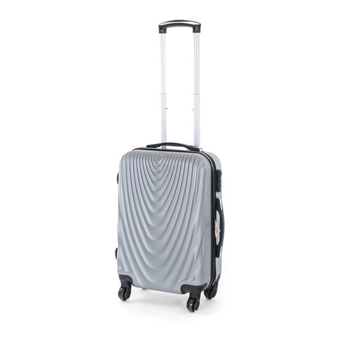Pretty UP Potovalna kovinska kovčka ABS07 S, siva