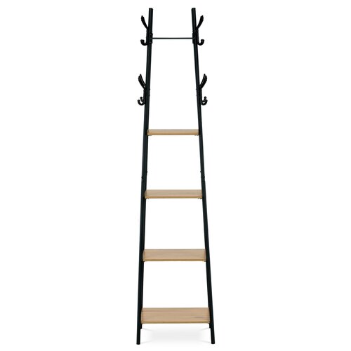 Garderobenständer mit Regalen GD-170 OAK, Wildeiche