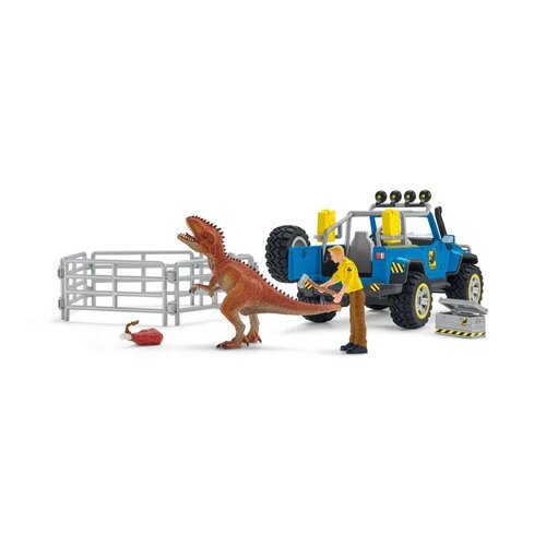 Schleich 41464 Позашляховик з відкритим вольєромдля динозавра