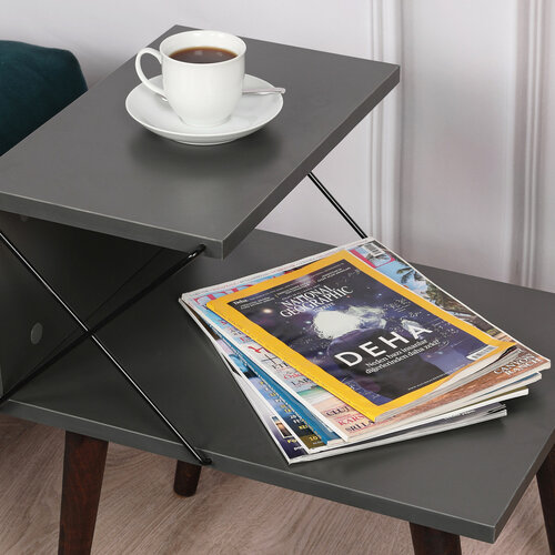 Приліжкова тумбочка Cross Anthracite
