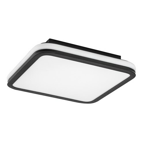 Rabalux 71399 funkčné stropné LED svietidlo Serkan 43W, čierna/biela
