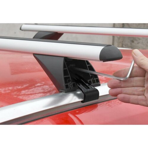 Compass Traversă transversală din aluminiu cusistem de blocare, 135 cm ALU-INTEGRAL TÜV