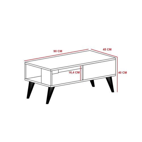 Măsuță de cafea Seul White