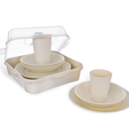 Orion 13-dielna súprava plastového riadu Piknik