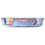 Pyrex Vas de sticlă pentru cuptor oval 2,2 l, 30 x21 x 6 cm