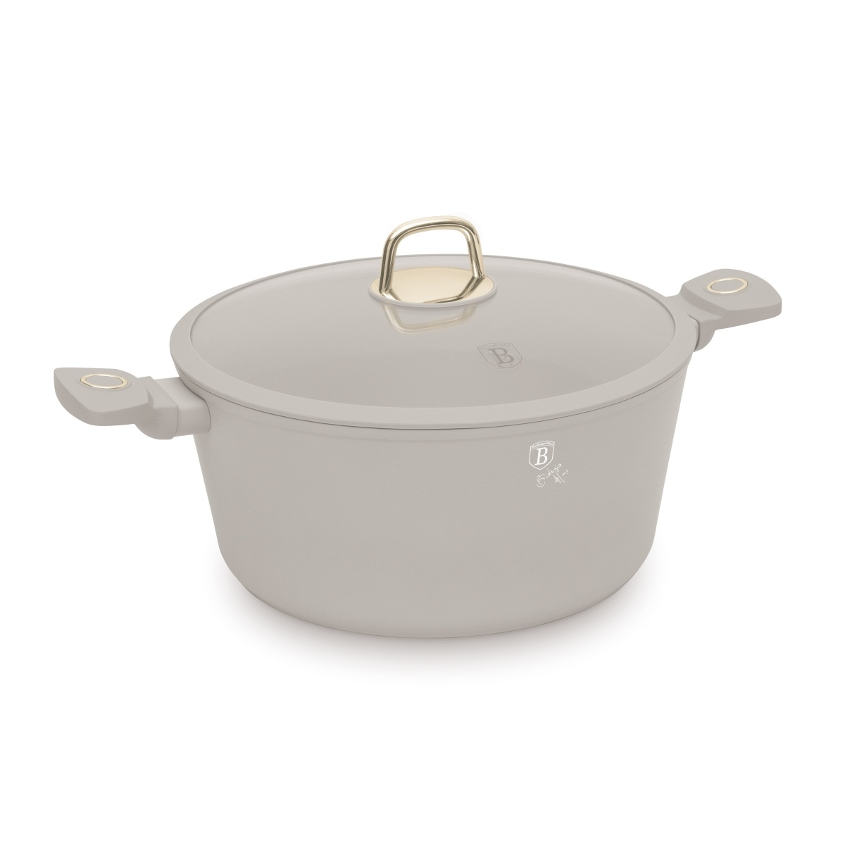BerlingerHaus Rondel z powłoką tytanową i pokrywką Sahara 30 cm, 30 cm