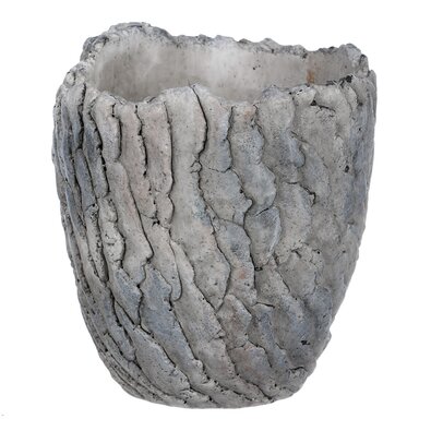 Betonový obal na květináč Pau svetlo siva, 15 x16,5 cm