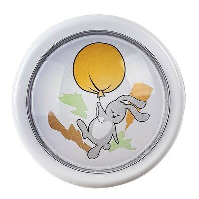 Rabalux 76073 lampka nocna dziecięca Hopply -króliczek i balonik, 0,3W, 5lm, 6000K