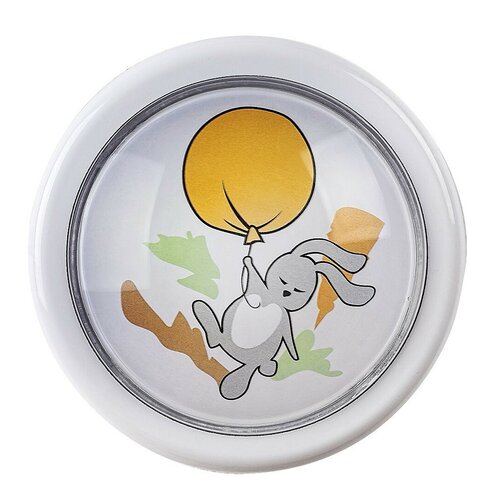 Rabalux 76073 dětské push light noční osvětlení Hopply - zajíček a balon, 0,3W, 5lm, 6000K