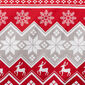 Față de pernă Crăciun 4Home Red Nordic, 50 x 70 cm