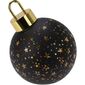 Ornament de Crăciun LED Xmas Ball negru, diametru 15 cm