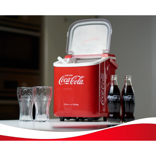 Coca-Cola výrobník ledu, červená