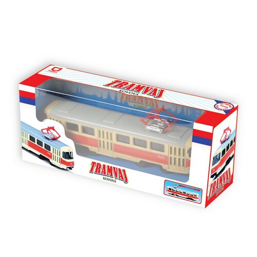 Rappa Ceh tramvai retro din metal, 16 cm