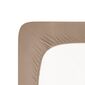 4Home jersey sheet Luxury walnut , 180 x 200 cm