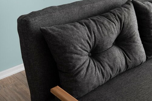 Klappsofa Sando 2 Dark Grey