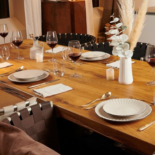 Mäser Set 8 plitvih in globokih krožnikov OSITA –smetanast