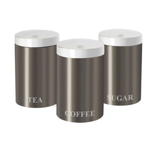 Berlinger Haus 3-dielna sada dóz Carbon Metallic Line