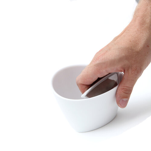 Chytrý hrnek na sypaný čaj 250 ml, bílý