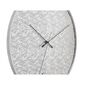 Karlsson 6005SI design falióra, ezüst, átmérő 40cm
