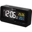Sencor SDC 4800 B Uhr mit Wecker und Thermometer, Schwarz