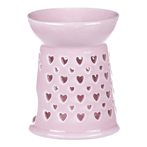 Porcelán aromalámpa Pink, 11 x 11 x 14 cm