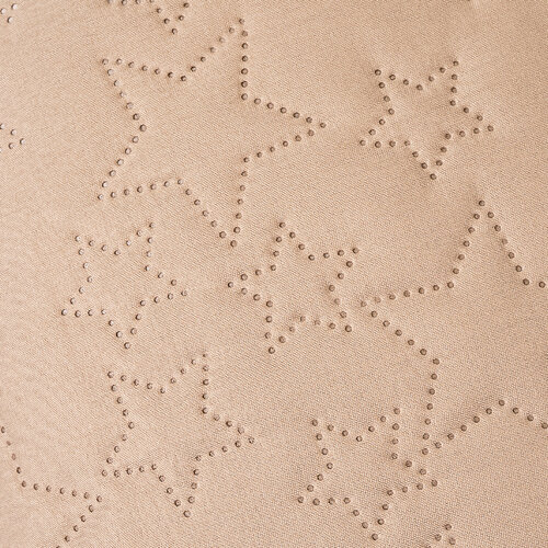 4Home Narzuta na łóżko Doubleface Stars beżowy, 220 x 240 cm, 2x 40 x 40 cm