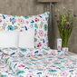 Lenjerie crep 4Home Flowers, 140 x 220 cm, 70 x 90 cm