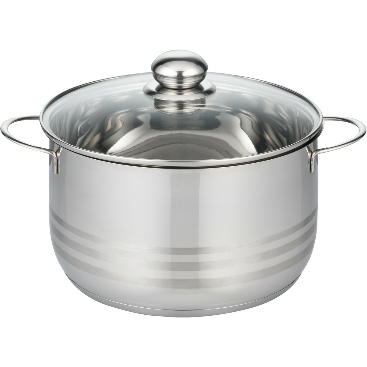 Elo 22220 Basic Garnek ze stali nierdzewnejBrillant 20 cm, 3,2 l, 3,2 l