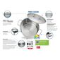 Elo 24020 Pokrievka na hrniec z nehrdzavejúcejocele Profi Cuisine 20 cm